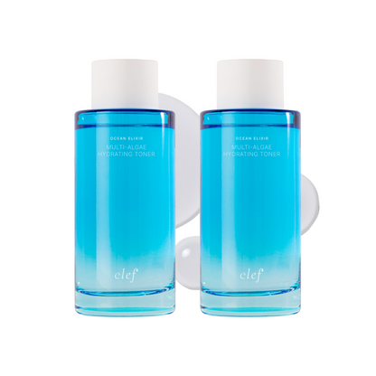 CLEF Ocean Elixir Multi-Algae Hydrating Toner 120ml | Stabilises Skin Barrier | Reactivates Skin Cells | Boost Water