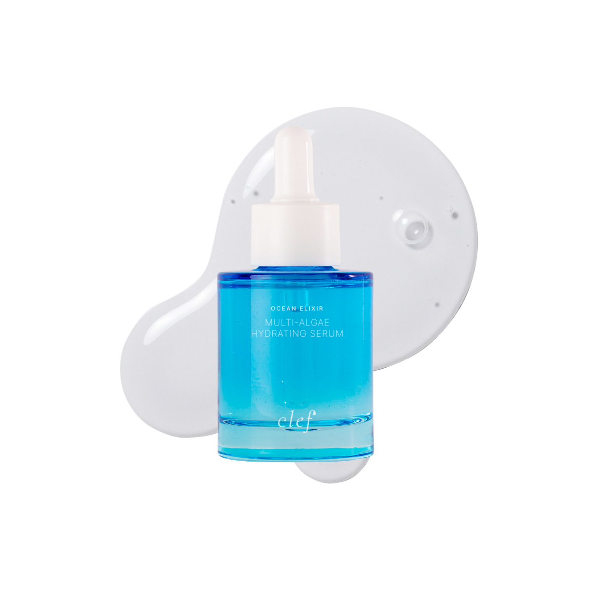 CLEF Ocean Elixir Multi-Algae Hydrating Serum 50ml | Easily Absorbed | Deeply Moisturises | Improves Skin Self-Repair