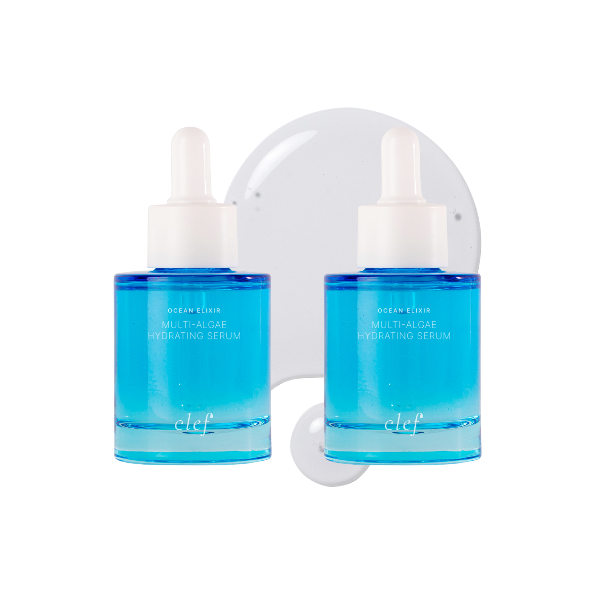 CLEF Ocean Elixir Multi-Algae Hydrating Serum 50ml | Easily Absorbed | Deeply Moisturises | Improves Skin Self-Repair